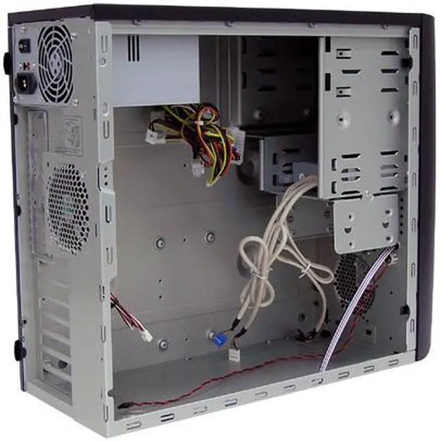 Alt view image 5 of 10 - IN WIN S564G.I300BFD.I530 Black / Silver SECC Japanese Steel metal ATX Mid Tower Computer Case 300W Power Supply