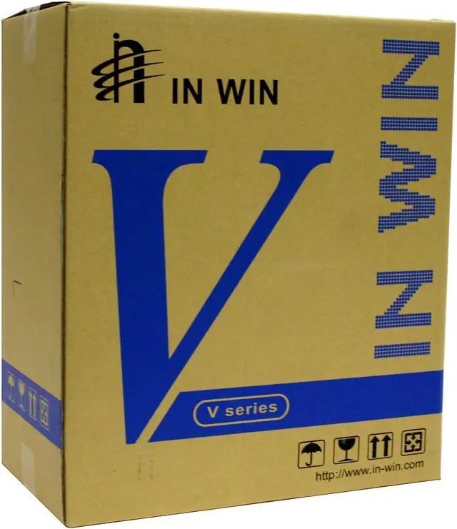 Alt view image 10 of 10 - IN WIN V508T.I300FU2D(1.3V) Beige Steel Micro ATX Mini Tower Computer Case 300W Power Supply