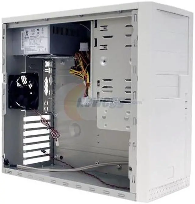 Alt view image 12 of 16 - IN WIN S500T.I430FU2D Beige Steel ATX Mid Tower Computer Case 430W Power Supply