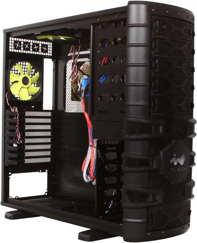 Alt view image 8 of 11 - IN WIN Dragon Rider Black 1.0 - 0.8mm SECC Steel ATX Full Tower Computer Case