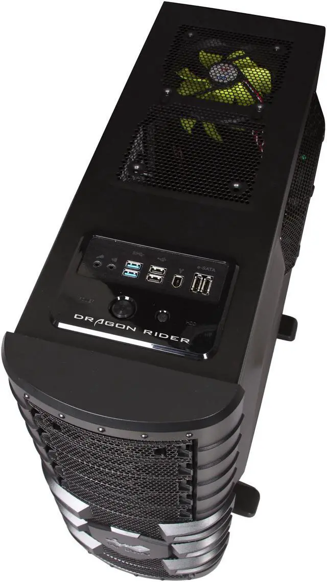 Alt view image 9 of 11 - IN WIN Dragon Rider Black 1.0 - 0.8mm SECC Steel ATX Full Tower Computer Case