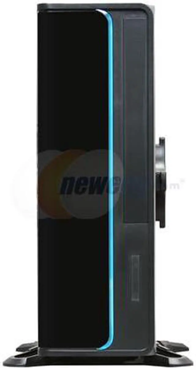 Alt view image 2 of 10 - IN WIN BQ669.AD80TBL Black Mini-ITX Tower S.F.F Slim Chassis (Ultra Small Form Factor) 80W Internal PSU (IP-AD80A7-2) Power Supply