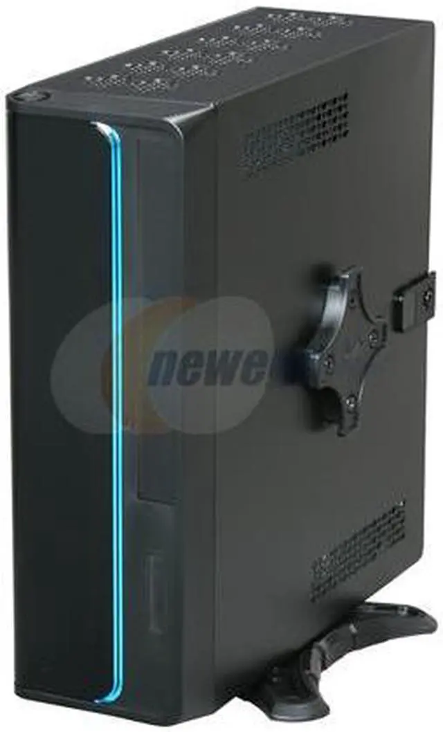 Alt view image 3 of 10 - IN WIN BQ669.AD80TBL Black Mini-ITX Tower S.F.F Slim Chassis (Ultra Small Form Factor) 80W Internal PSU (IP-AD80A7-2) Power Supply