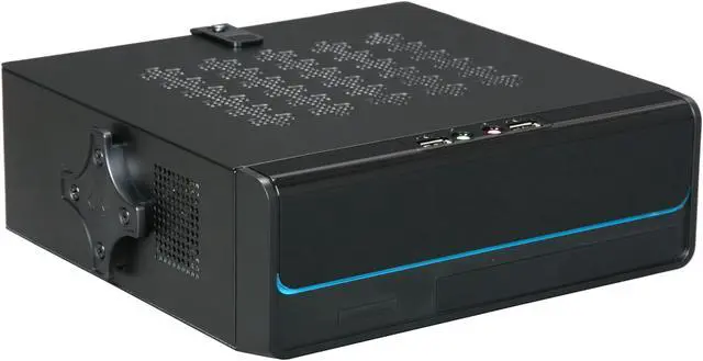 Alt view image 8 of 10 - IN WIN BQ669.AD80TBL Black Mini-ITX Tower S.F.F Slim Chassis (Ultra Small Form Factor) 80W Internal PSU (IP-AD80A7-2) Power Supply