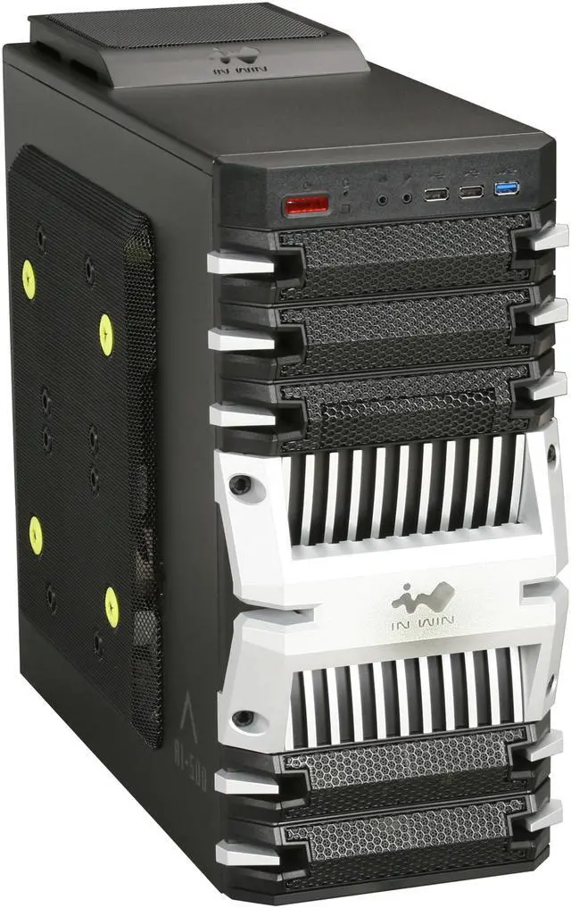 Main image of IN WIN TRACK Black / Silver SECC Steel ATX Mid Tower Computer Case
