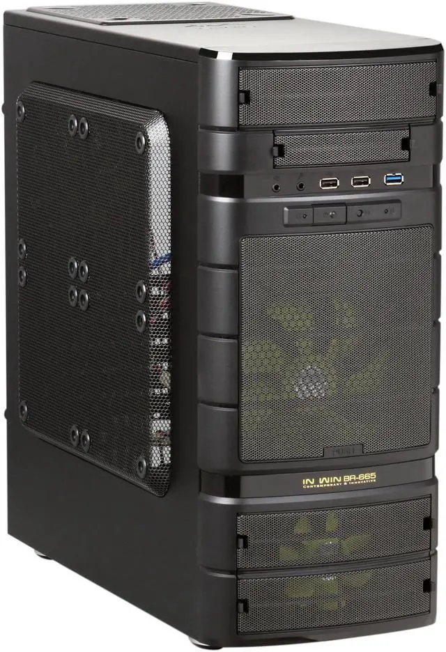 Main image of IN WIN BR665 Black SECC steel Micro ATX Mini Tower Computer Case