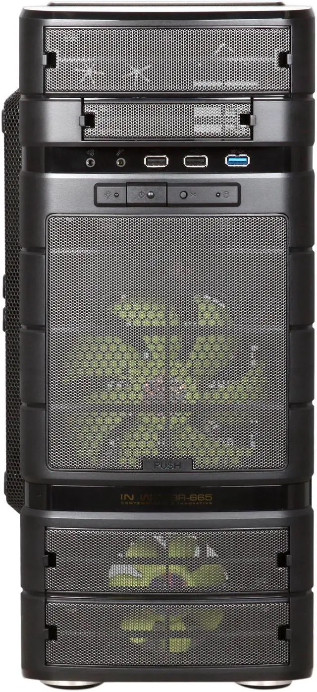 Alt view image 2 of 10 - IN WIN BR665 Black SECC steel Micro ATX Mini Tower Computer Case