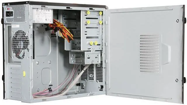 Alt view image 5 of 9 - IN WIN EA Series EA035.CQ350SL Black ATX Mid Tower Computer Case 350W Power Supply