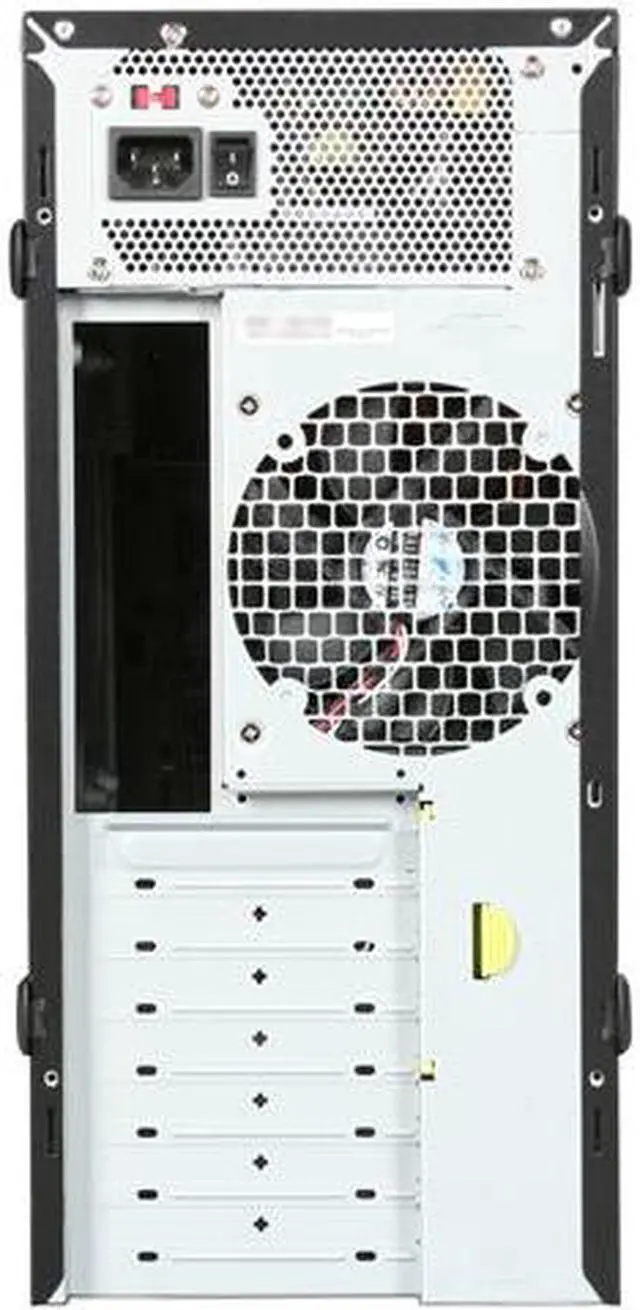 Alt view image 8 of 9 - IN WIN EA Series EA035.CQ350SL Black ATX Mid Tower Computer Case 350W Power Supply