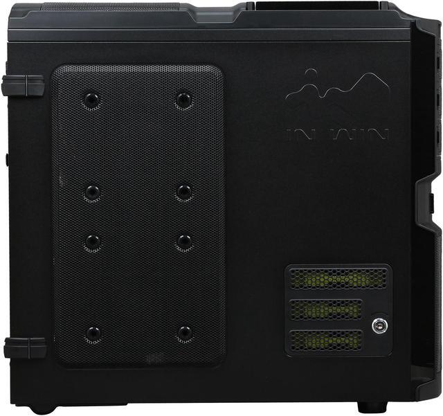 Alt view image 5 of 10 - IN WIN BUC Black SECC Steel ATX Mid Tower Computer Case ATX 12V, PSII Size, Not Included Power Supply