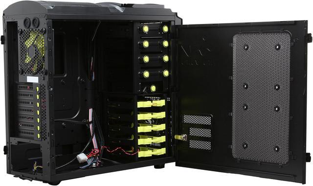 Alt view image 6 of 10 - IN WIN BUC Black SECC Steel ATX Mid Tower Computer Case ATX 12V, PSII Size, Not Included Power Supply