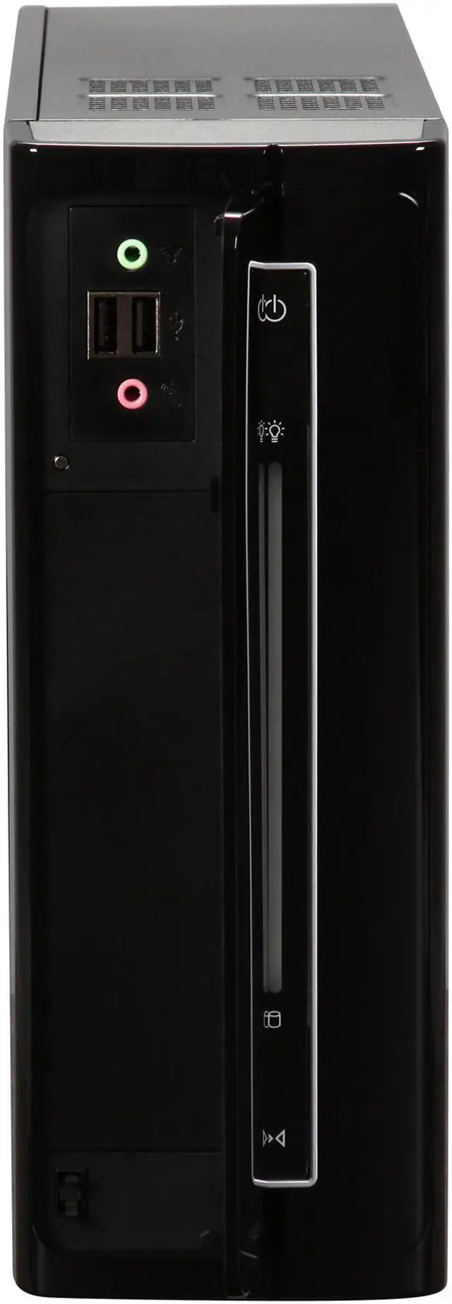 Alt view image 2 of 9 - In Win BP671 mini ITX case with Haswell Ready 200W power supply, 8cm Fan, Black, TAC 2.0, Front USB 2.0X2, HD audio