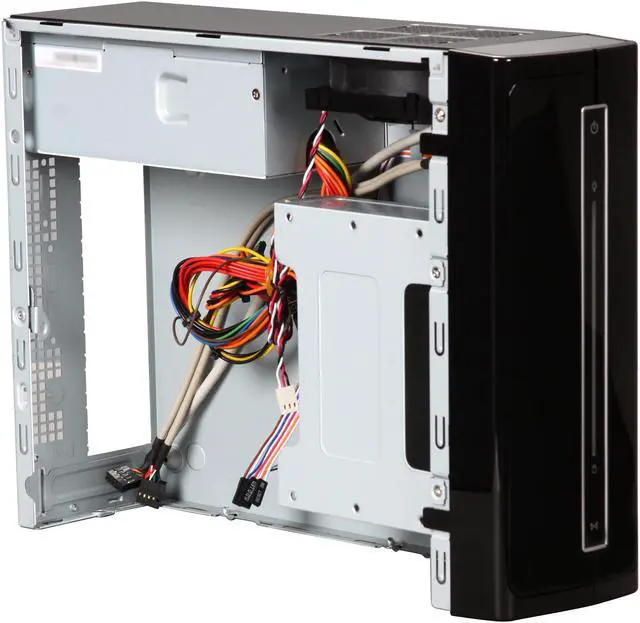 Alt view image 7 of 9 - In Win BP671 mini ITX case with Haswell Ready 200W power supply, 8cm Fan, Black, TAC 2.0, Front USB 2.0X2, HD audio