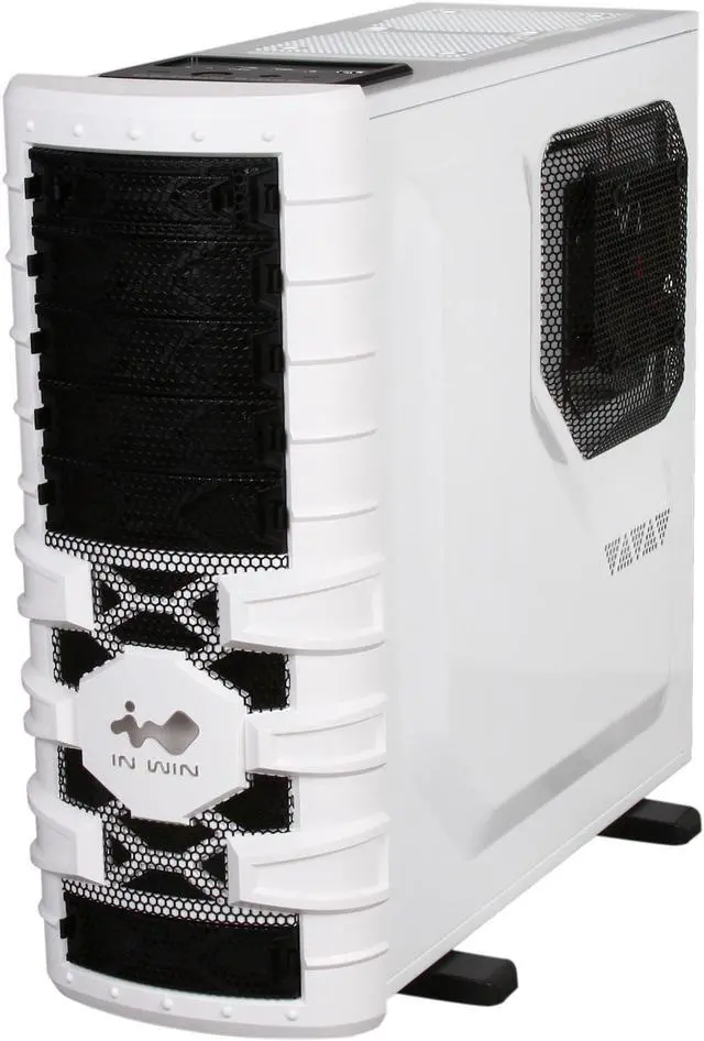 Alt view image 3 of 11 - IN WIN DRAGON RIDER WHITE (Limited Edition) 1.0 ~ 0.8mm SEEC Steel ATX Full Tower Computer Case