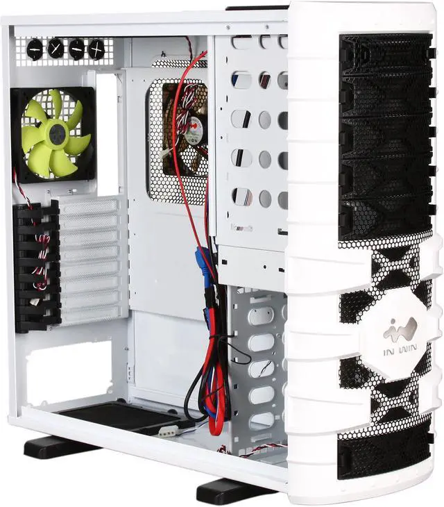 Alt view image 7 of 11 - IN WIN DRAGON RIDER WHITE (Limited Edition) 1.0 ~ 0.8mm SEEC Steel ATX Full Tower Computer Case