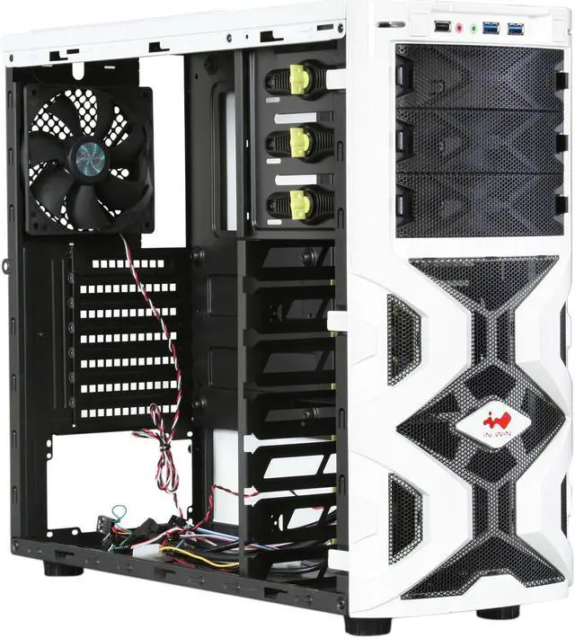 Alt view image 7 of 9 - IN WIN  MANA136 WHITE SEEC  ATX Mid Tower  Computer Case