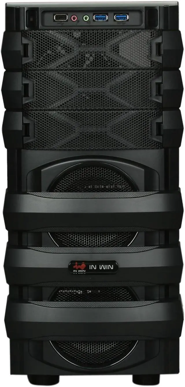 Alt view image 2 of 10 - IN WIN MANA134 Black SEEC Steel ATX Mid Tower Computer Case