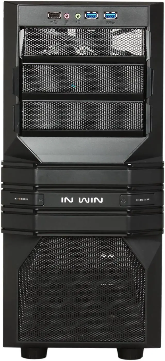 Alt view image 2 of 10 - IN WIN MANA137 Black SEEC Steel ATX Mid Tower Computer Case