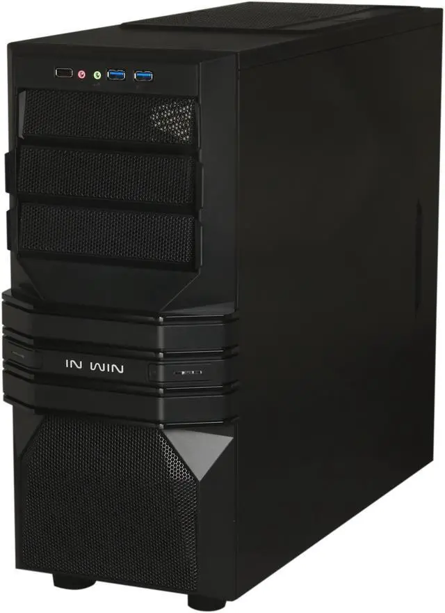 Alt view image 3 of 10 - IN WIN MANA137 Black SEEC Steel ATX Mid Tower Computer Case