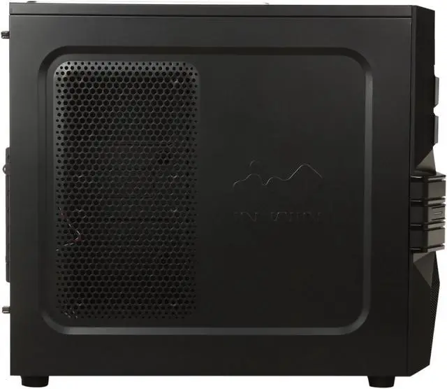 Alt view image 4 of 10 - IN WIN MANA137 Black SEEC Steel ATX Mid Tower Computer Case