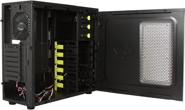 Alt view image 5 of 10 - IN WIN MANA137 Black SEEC Steel ATX Mid Tower Computer Case