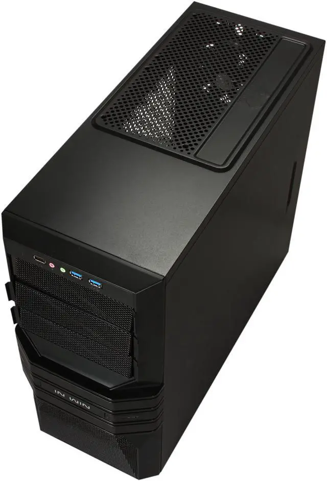 Alt view image 8 of 10 - IN WIN MANA137 Black SEEC Steel ATX Mid Tower Computer Case