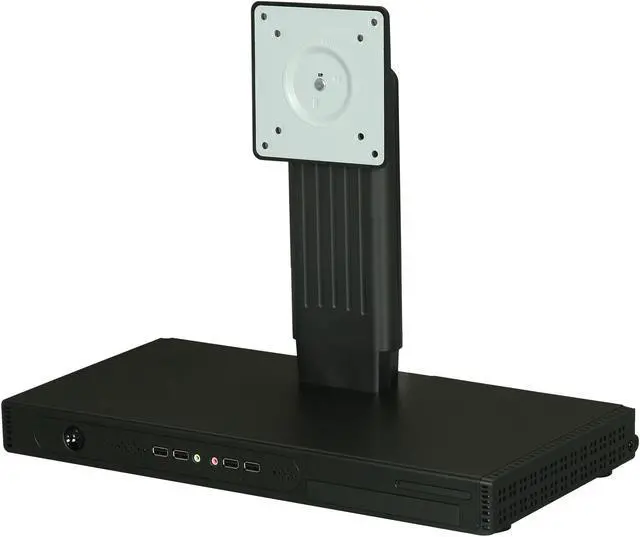 Main image of IN WIN K1 STANDARD Black Thin Mini-ITX Desktop Computer Case 120W Power Supply