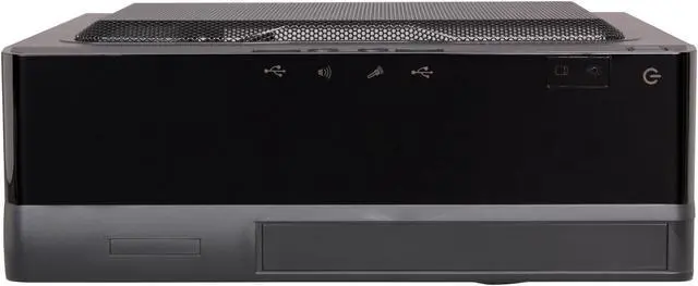 Alt view image 2 of 10 - IN WIN BQ656T.AD120TBL Black Mini-ITX Desktop Computer Case 120W Power Supply