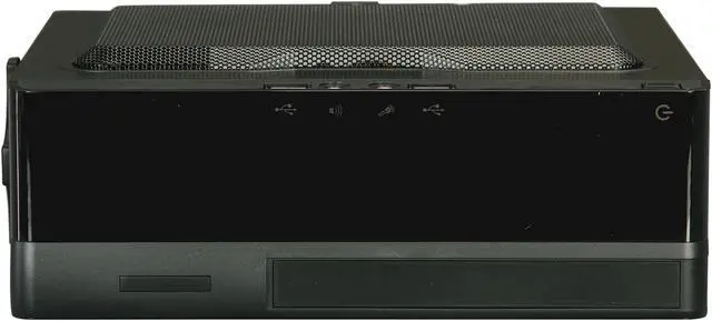 Alt view image 2 of 8 - IN WIN BQS656.DD120BL Black Steel / Plastic Mini-ITX Desktop Computer Case 120W External Adaptor Power Supply
