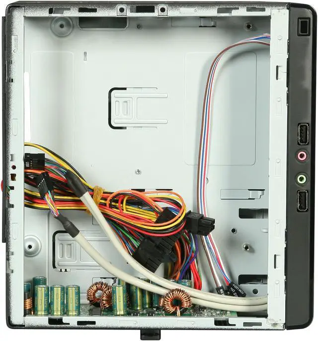 Alt view image 7 of 8 - IN WIN BQS656.DD120BL Black Steel / Plastic Mini-ITX Desktop Computer Case 120W External Adaptor Power Supply