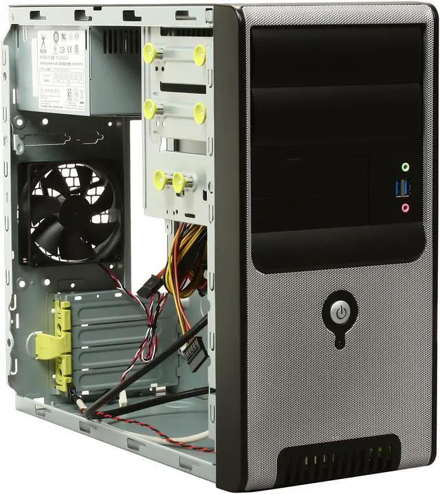 Alt view image 8 of 13 - In Win Z583 micro ATX Case with Haswell Ready 350W power supply, Black, TAC 2.0, Front USB 3.0X2, HD audio