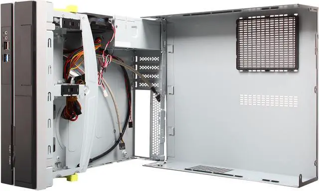 Alt view image 5 of 10 - In Win BL672 SFF mATX Slim case with IP-S300FF1-0 H Haswell Ready power supply, 8cm Fan, USB 3.0X2 & USB 2.0x2, HD audio, Air Filter