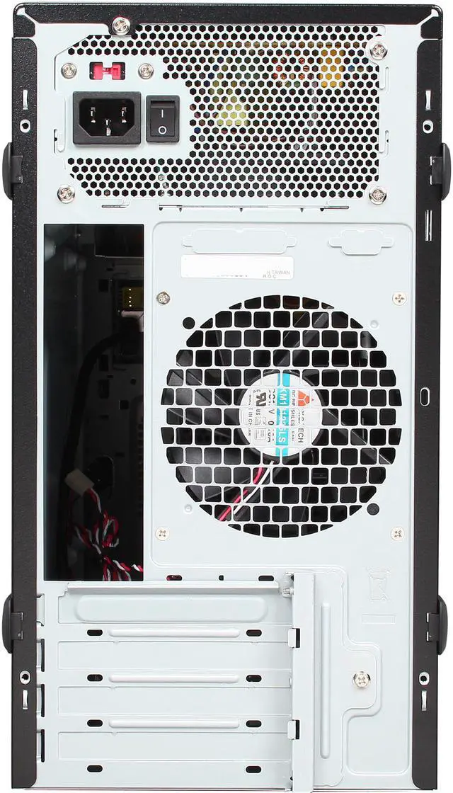 Alt view image 8 of 9 - IN WIN EM013.CQ350TS3L Black Steel / Plastic Micro ATX Mini Tower Computer Case