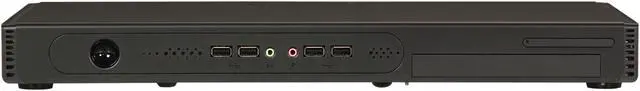 Alt view image 2 of 5 - IN WIN K1 BASIC Black Thin Mini-ITX Desktop Computer Case 120W Power Supply