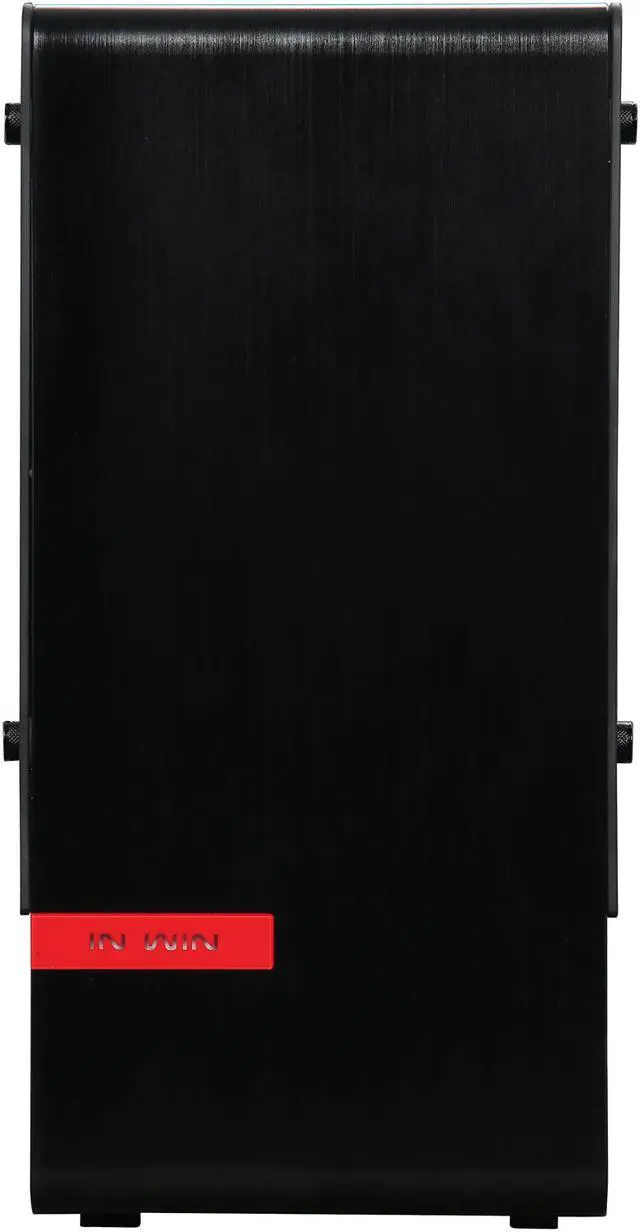 Alt view image 2 of 9 - IN WIN 901 Black Aluminum / Tempered Glass Mini-ITX Tower Computer Case Compatible with ATX PS2 / EPS 12V PSU Power Supply