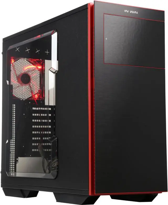 Main image of IN WIN 707 BLACK SECC E-ATX full tower Computer Case ATX12V V2.3 / EPS 12V up to 220mm Power Supply