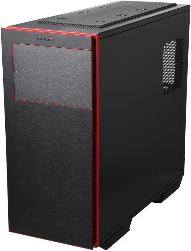 Alt view image 3 of 10 - IN WIN 707 BLACK SECC E-ATX full tower Computer Case ATX12V V2.3 / EPS 12V up to 220mm Power Supply