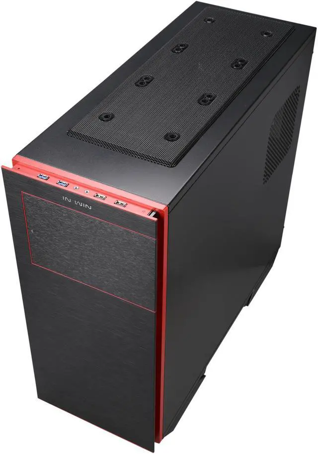 Alt view image 8 of 10 - IN WIN 707 BLACK SECC E-ATX full tower Computer Case ATX12V V2.3 / EPS 12V up to 220mm Power Supply