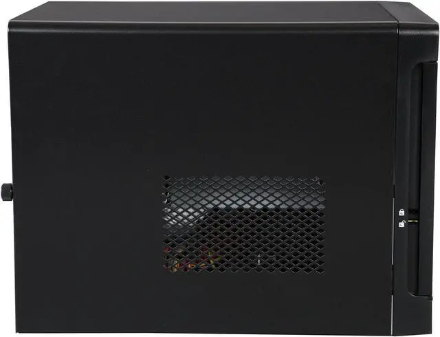 Alt view image 5 of 9 - IN WIN IW-MS04-01-S265 Black 0.8 mm SGCC Mini ITX (M/B cooler maximum 65mm) Tower Mini 4 Bay Server Tower with 265Watts 80+ bronze Flex ATX power supply