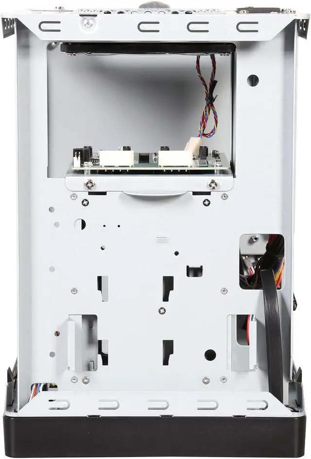 Alt view image 8 of 9 - IN WIN IW-MS04-01-S265 Black 0.8 mm SGCC Mini ITX (M/B cooler maximum 65mm) Tower Mini 4 Bay Server Tower with 265Watts 80+ bronze Flex ATX power supply