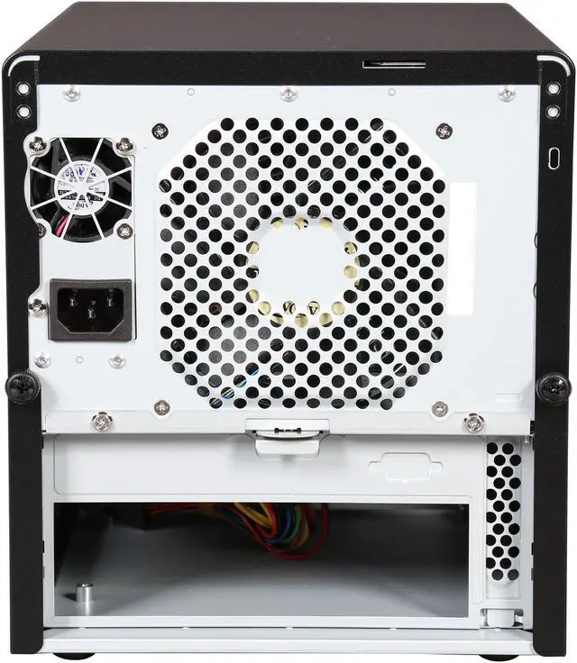 Alt view image 9 of 9 - IN WIN IW-MS04-01-S265 Black 0.8 mm SGCC Mini ITX (M/B cooler maximum 65mm) Tower Mini 4 Bay Server Tower with 265Watts 80+ bronze Flex ATX power supply