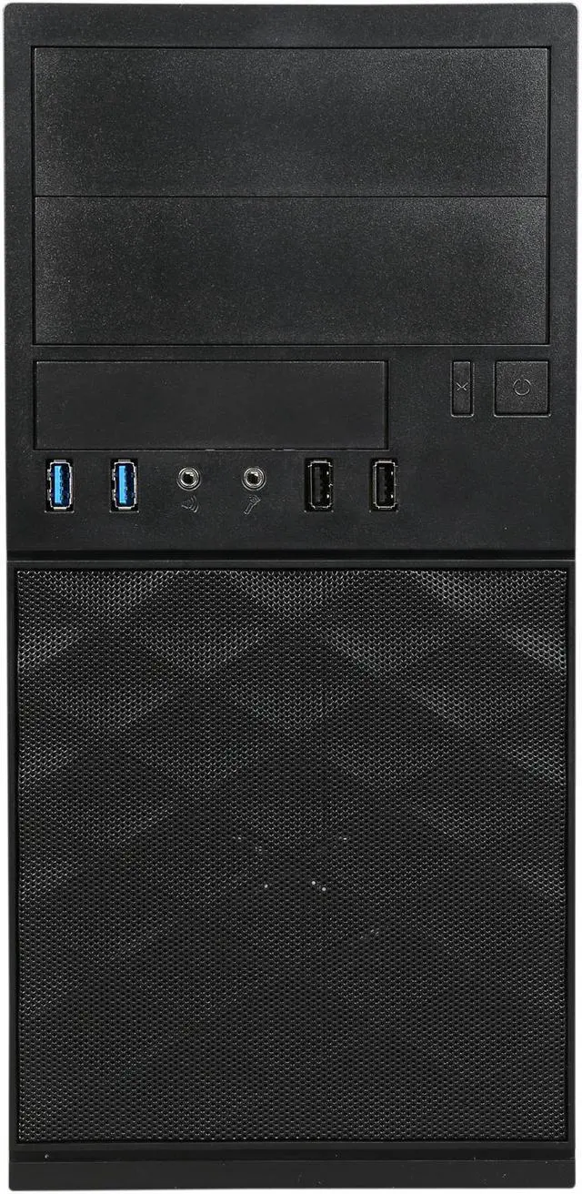 Alt view image 2 of 9 - IN WIN EFS052.CH450TB3 Black Mini Tower Computer Case MicroATX 12V Form Factor, PSII Size Power Supply