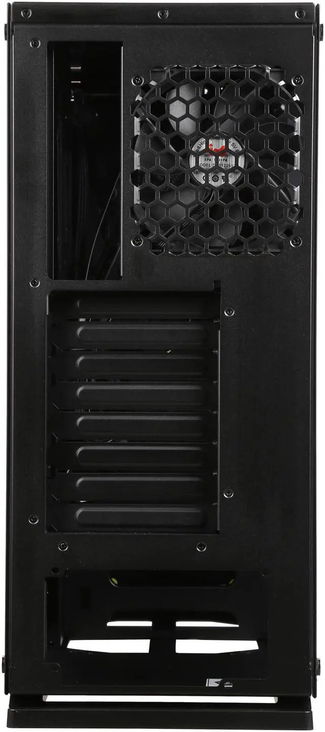 Alt view image 8 of 9 - IN WIN 805 GOLD / Black Aluminum / Tempered Glass ATX Mid Tower Computer Case Compatible with ATX 12V/EPS (up to 220mm) Power Supply