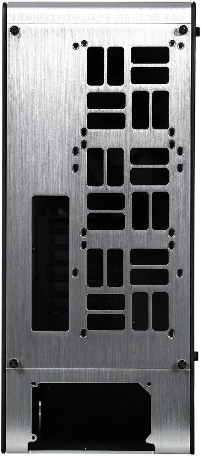 Alt view image 8 of 9 - IN WIN 909 SILVER Aluminum / Tempered Glass E-ATX Full Tower Case Computer Case Compatible with ATX 12V / EPS 12V up to 220mm Power Supply (not included)