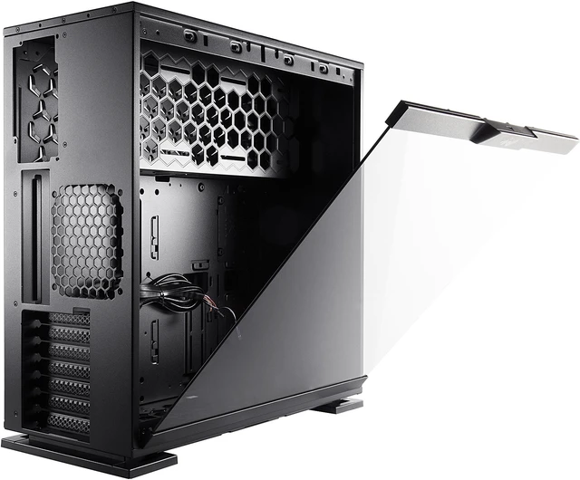 In Win 303 Black SECC Steel/Tempered Glass Case ATX Mid Tower, Dual ...