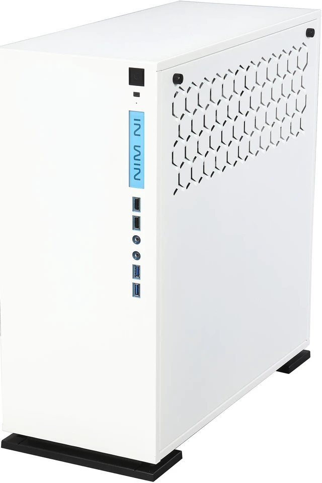 In Win 303 White SECC Steel/Tempered Glass Case ATX Mid Tower, Dual ...