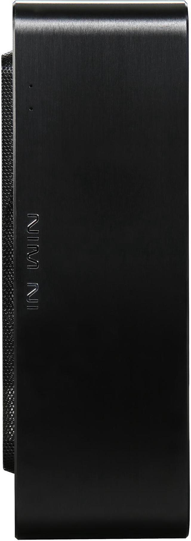 Alt view image 2 of 9 - IN WIN Chopin Black Aluminum, SECC Mini-ITX Tower Case 150W Power Supply with 4 colors stickers inside