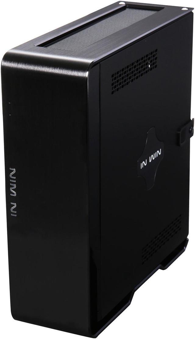 Alt view image 3 of 9 - IN WIN Chopin Black Aluminum, SECC Mini-ITX Tower Case 150W Power Supply with 4 colors stickers inside