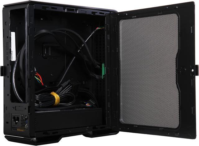 Alt view image 5 of 9 - IN WIN Chopin Black Aluminum, SECC Mini-ITX Tower Case 150W Power Supply with 4 colors stickers inside