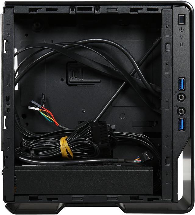 Alt view image 6 of 9 - IN WIN Chopin Black Aluminum, SECC Mini-ITX Tower Case 150W Power Supply with 4 colors stickers inside